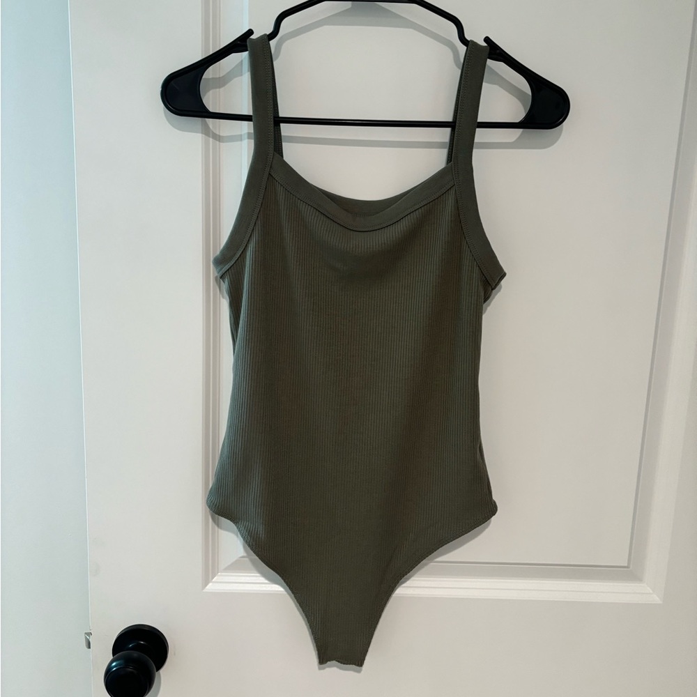American Eagle Army Green Tank Body Suit